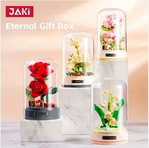 FLOR DE ROSA - CAJA MUSICAL BOTANICA FLORAL - 1