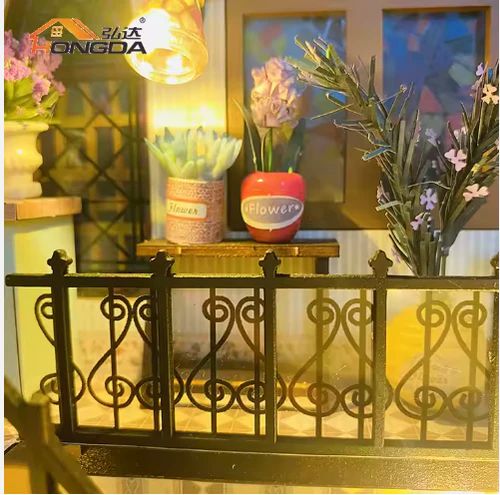 KIT ARMABLE DIY “DARCY FLOWER HOUSE” – FLORERIA MINIATURA CON LUCES LED M2322 - 3