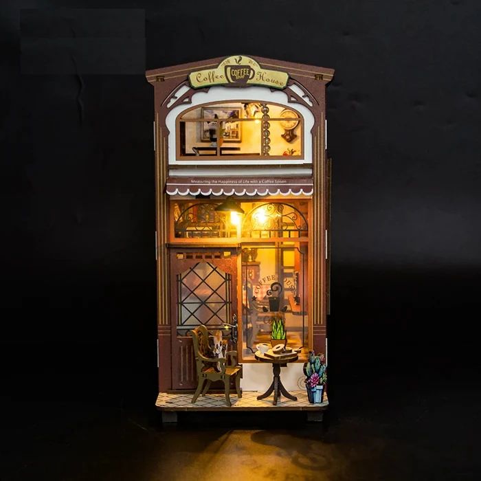 LIBRERIA Y CAFETERIA DE GATOS - SEPARADOR DE LIBROS ARMABLE - M2411 - 5