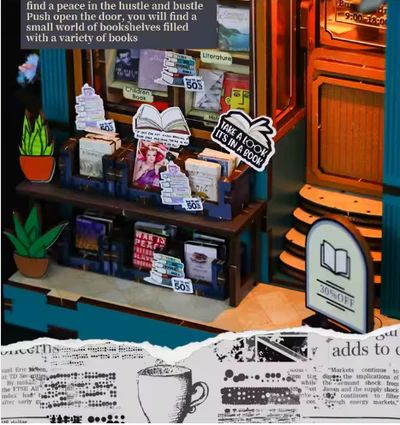 LIBRERIA DEL ALMA - SEPARADOR DE LIBROS ARMABLE - BOOKNOOK - 8