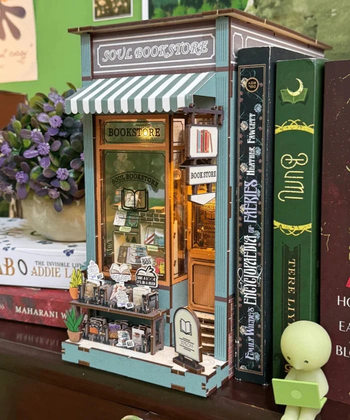 LIBRERIA DEL ALMA - SEPARADOR DE LIBROS ARMABLE - BOOKNOOK - 12