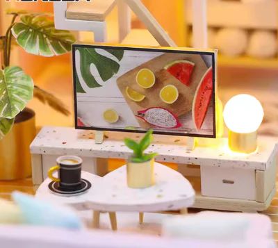 TIEMPO FELIZ - CASA DE MUÑECAS EN MINIATURA ARMABLE - 5