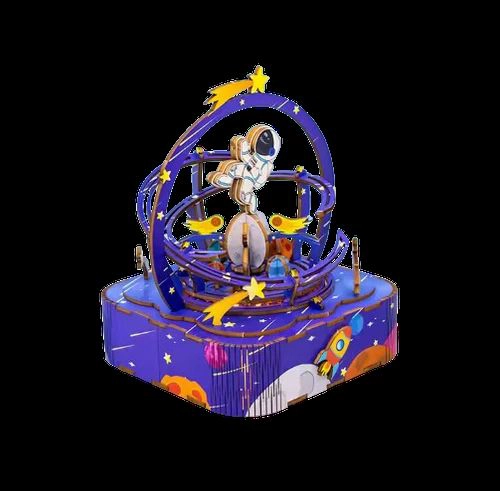 PASEANDO POR EL ESPACIO - CAJA DE MUSICA ARMABLE MB007 - 1