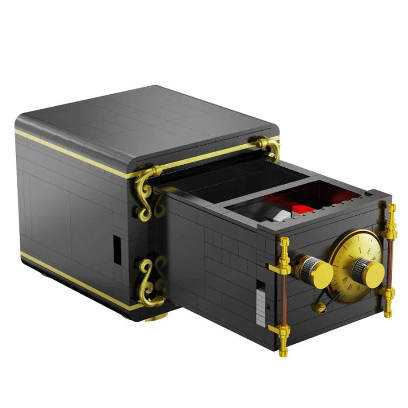 CAJA FUERTE NEGRA CON COMBINACION - 1
