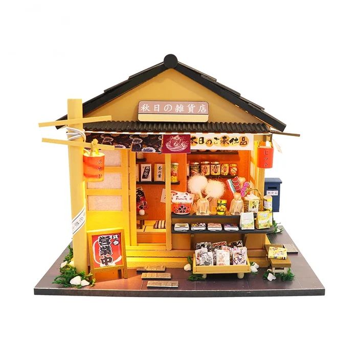 CASITA MEMORIES OF AUTUMN GROCERY STORE' – KIT DIY CON LUCES LED Y ESTILO JAPONE S - 5