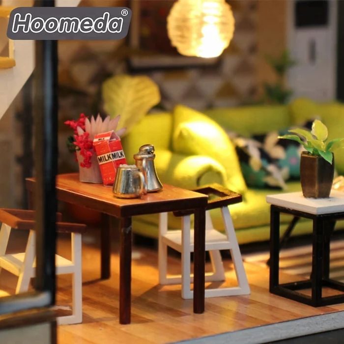 KIT CASA EN MINIATURA ARMABLE - ENJOY THE ROMANTIC NORDIC - 3