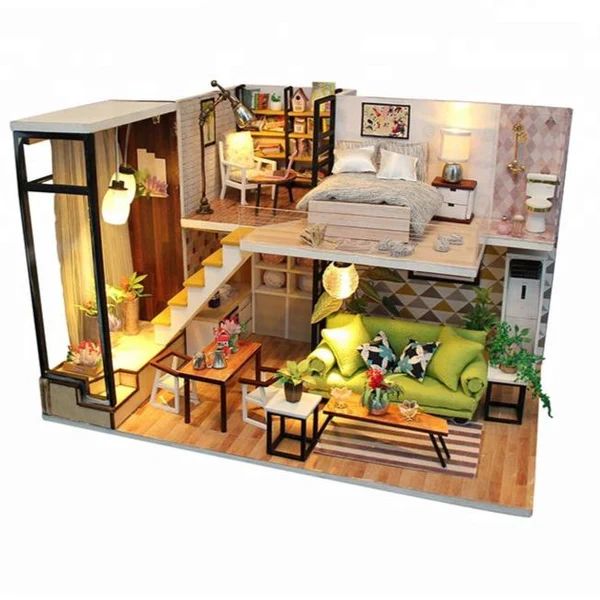 KIT CASA EN MINIATURA ARMABLE - ENJOY THE ROMANTIC NORDIC - 4