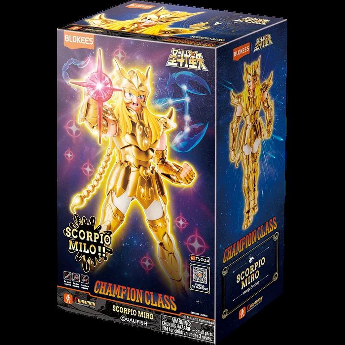 FIGURA SCORPIO MILO SAINT SEIYA CHAMPION CLASS (BLOKEES) - 7