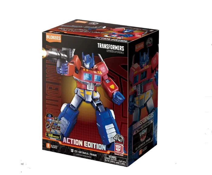 BLOKEES FIGURES TRANSFORMERS ACTION EDITION - G1 OPTIMUS PRIME - 3