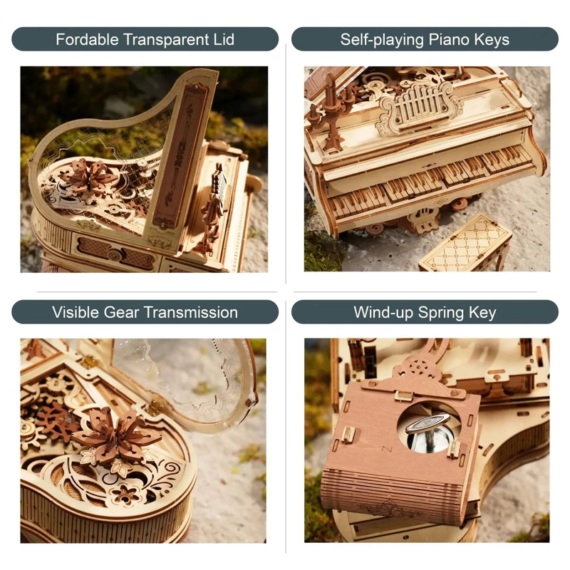 MUSICAL MAGIC PIANO MINIATURA - 4