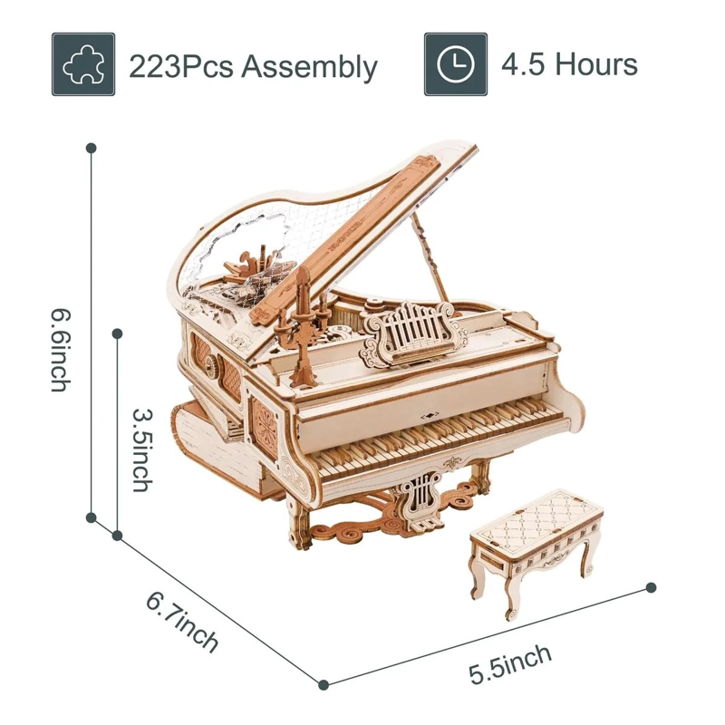 MUSICAL MAGIC PIANO MINIATURA - 5