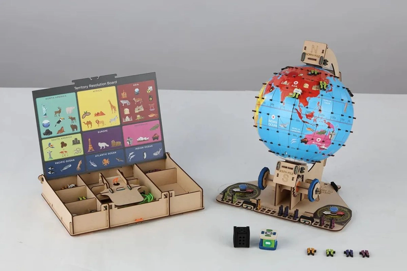 GLOBO TERRAQUEO EDUCATIVO ARMABLE PUZZLE 3D STEM SMARTIVITY - 1