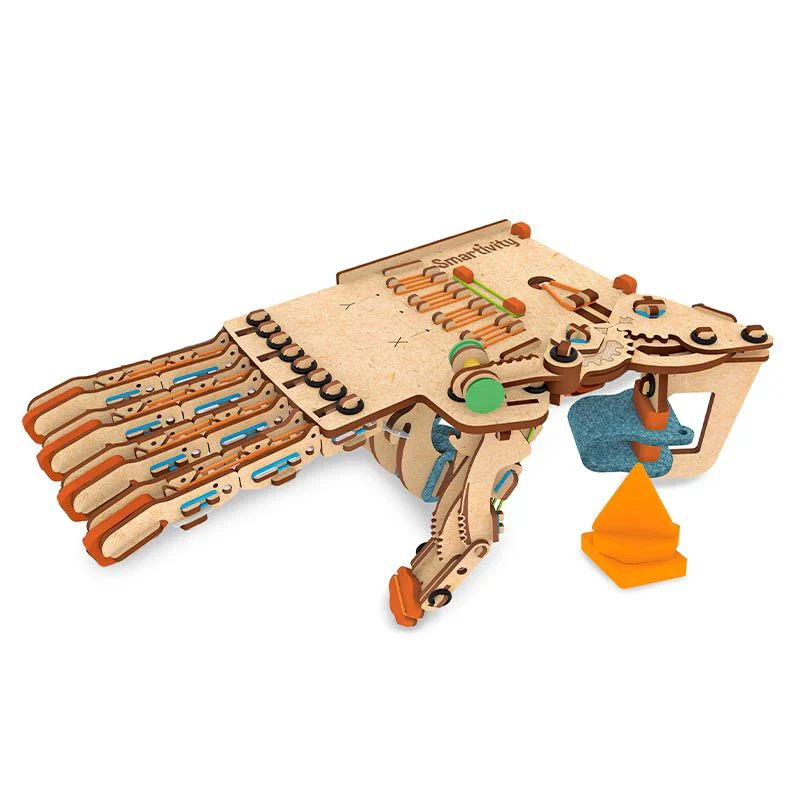 SMARTIVITY - MANO ROBOTICA DE MADERA - 4