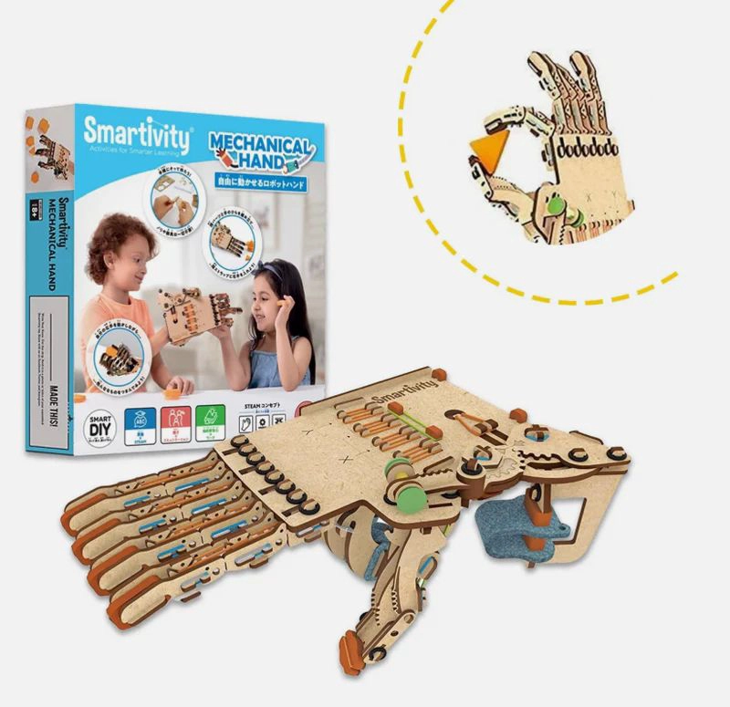 SMARTIVITY - MANO ROBOTICA DE MADERA - 5