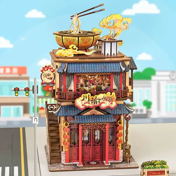A BITE OF SICHUAN - CHONGQING - PAPELERO DE ESCRITORIO - MAQUETA TONECHEER - 3