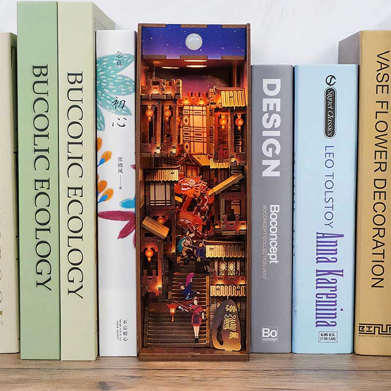 LUCES EN CHONGQING - SEPARADOR DE LIBROS - MAQUETA TONECHEER - 3