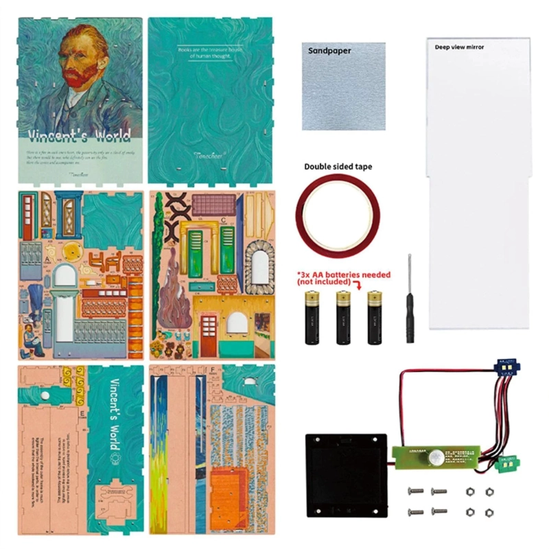 VINCENT VAN GOGH - SEPARADOR DE LIBROS - MAQUETA TONECHEER - 6