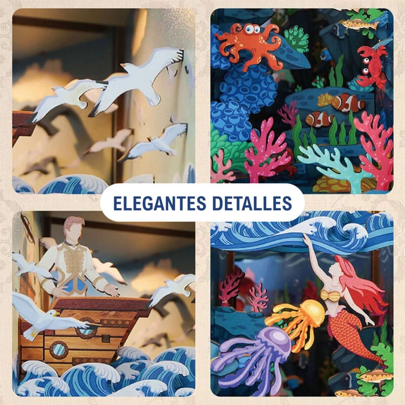 LA SIRENITA - SEPARADOR DE LIBROS - MAQUETA TONECHEER - 7