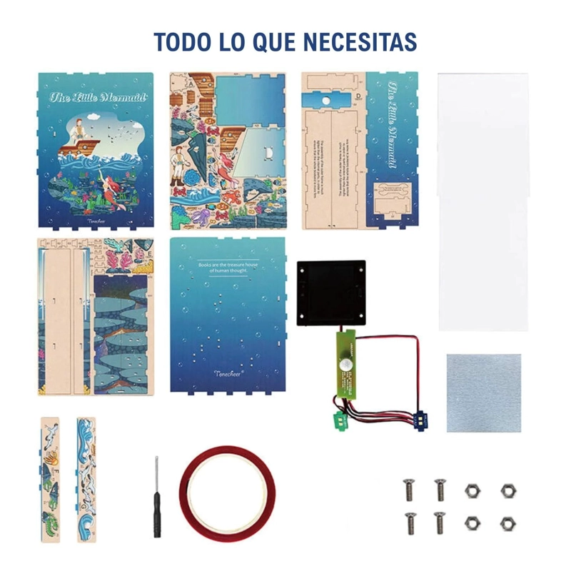 LA SIRENITA - SEPARADOR DE LIBROS - MAQUETA TONECHEER - 8