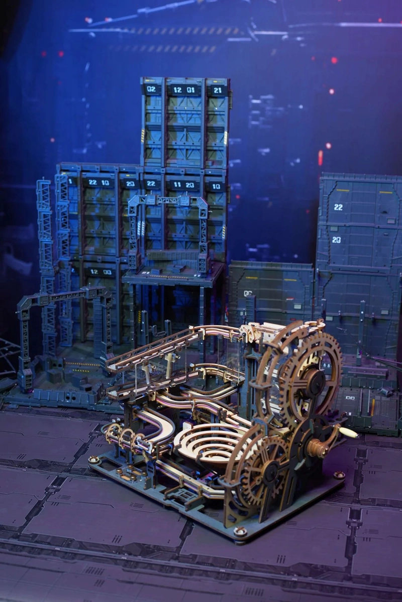 PUZZLE 3D MADERA ROBOTIME - MARBLE NIGHT CITY (LABERINTO DE BOLITAS) - 2