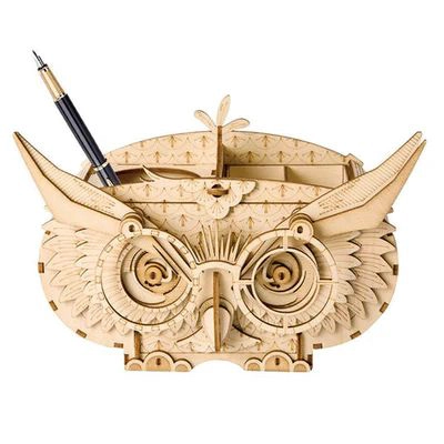 OWL STORAGE BOX - ROMPECABEZAS 3D - MAQUETA DE MADERA ROLIFE - 7