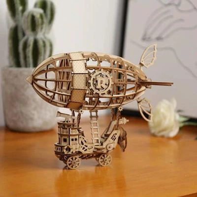 AIRSHIP - ROMPECABEZAS 3D - MAQUETA DE MADERA ROLIFE - 1