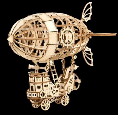 AIRSHIP - ROMPECABEZAS 3D - MAQUETA DE MADERA ROLIFE - 2