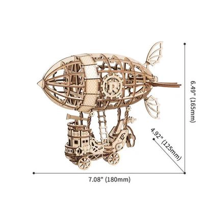 AIRSHIP - ROMPECABEZAS 3D - MAQUETA DE MADERA ROLIFE - 6