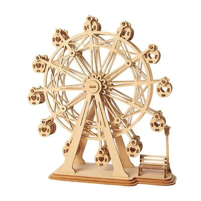 FERRIS WHEEL - ROMPECABEZAS 3D - MAQUETA DE MADERA ROLIFE - 2