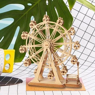 FERRIS WHEEL - ROMPECABEZAS 3D - MAQUETA DE MADERA ROLIFE - 3