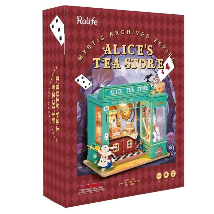 CASITA MINIATURA ALICE'S TEA STORE TIENDA DE TE ALICIA - 1
