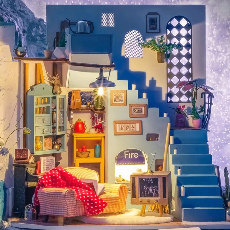 JOY'S PENINSULA LIVING ROOM - CASITAS MINIATURA ARMABLE ROBOTIME - 2