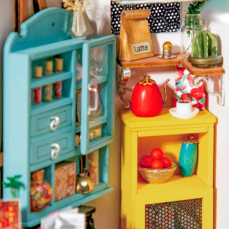 JOY'S PENINSULA LIVING ROOM - CASITAS MINIATURA ARMABLE ROBOTIME - 3