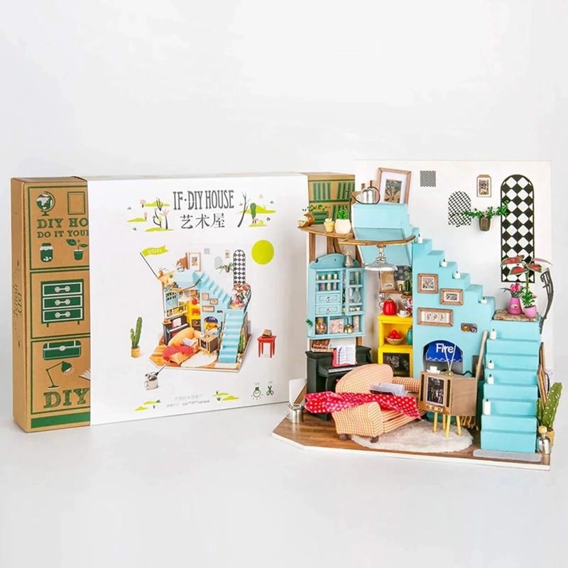 JOY'S PENINSULA LIVING ROOM - CASITAS MINIATURA ARMABLE ROBOTIME - 5