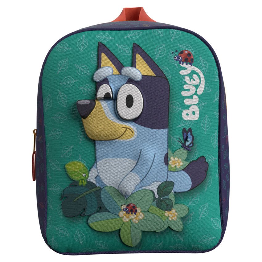 MOCHILA 3D LEAVES BLUEY 30CM - 1