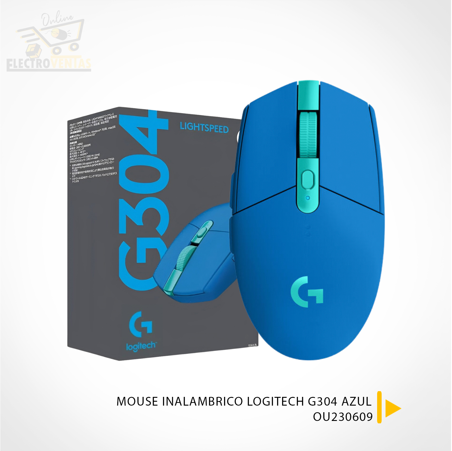 MOUSE GAMER INALÁMBRICO LOGITECH G304 LIGHTSPEED - 8