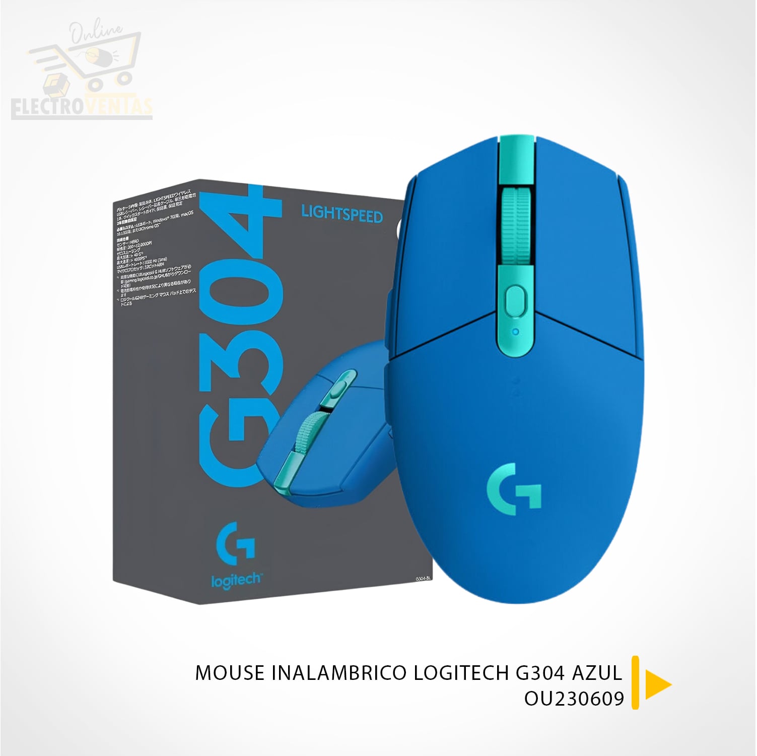 MOUSE GAMER INALÁMBRICO LOGITECH G304 LIGHTSPEED - 8