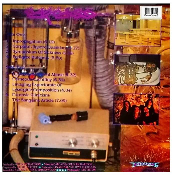 CARCASS – NECROTICISM – DESCANTING THE INSALUBRIOUS (VINILO) - 2