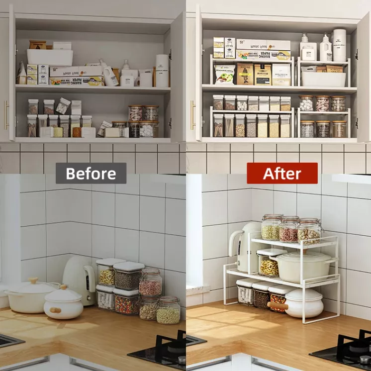 ORGANIZADOR DE PRODUCTOS PARA COCINA, BAÑO Y/O CLOSET - 2