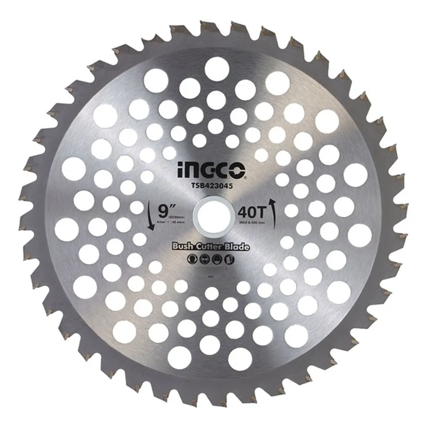 DISCO INGCO DESBROZADORA DESMALESADORA ORILLADORA 9 230MM 40 DIENTES - 1