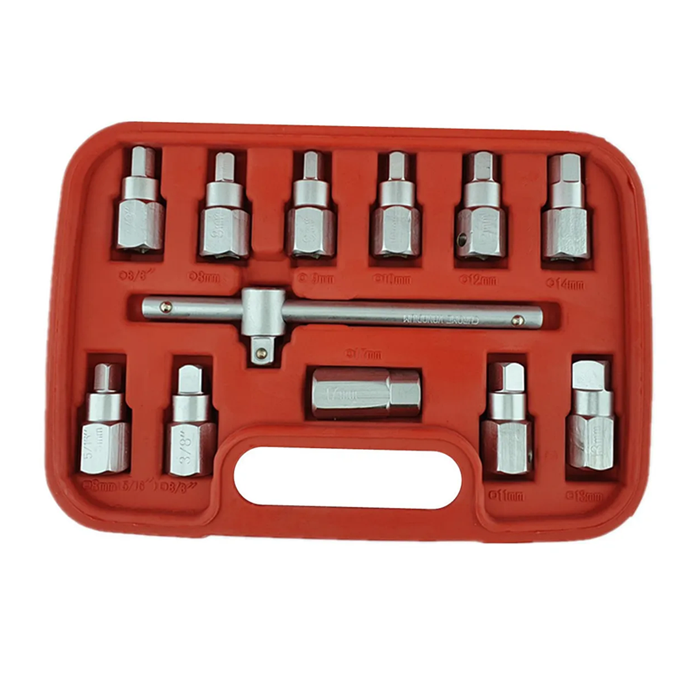 KIT SET JUEGO DE DADOS ALLEN Y CUADRADO PARA TAPON DE CARTER - 4