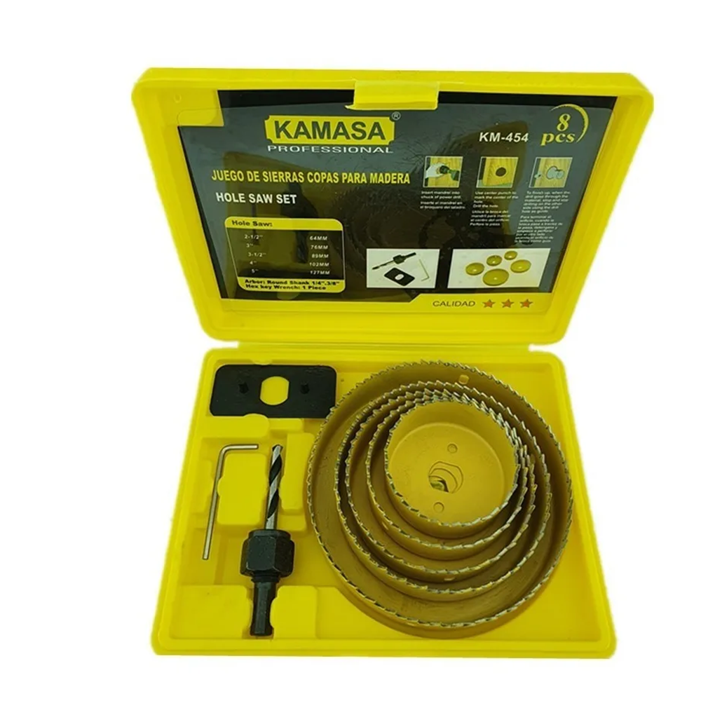 HOJA SIERRA KAMASA JUEGO COPAS 8 PIEZAS KM454 - 1