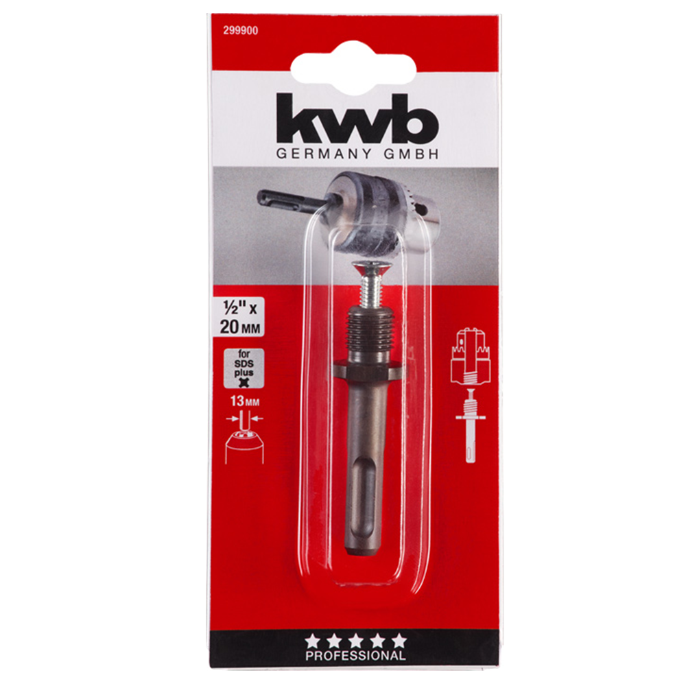 ADAPTADOR MANDRIL SDS PLUS TALADRO KWB 299900 - 3