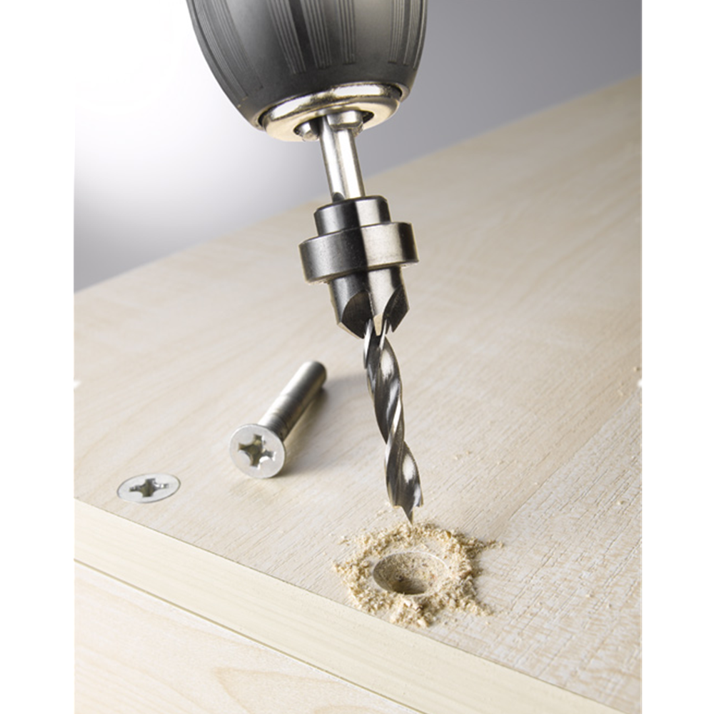 BROCA KWB AVELLANADORA MADERA PLASTICO PVC 4MM 513104 - 2