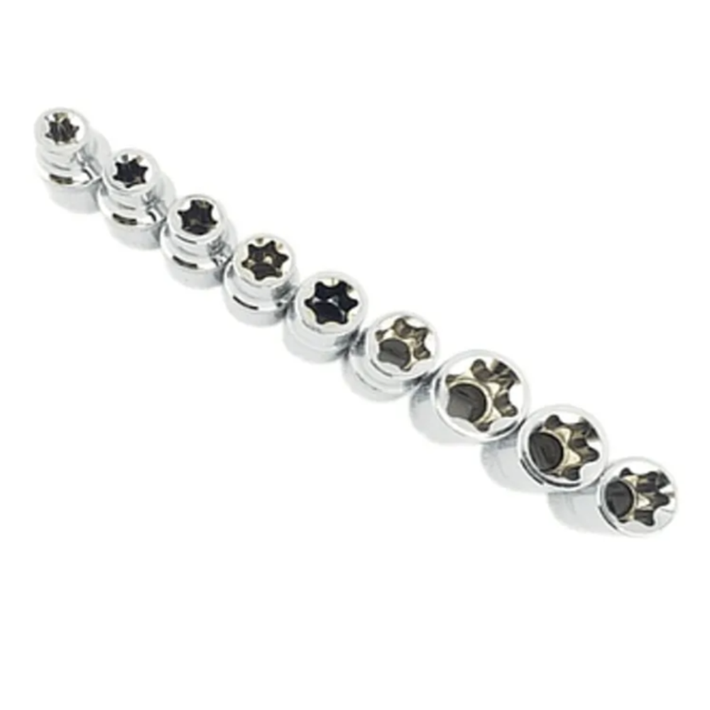DADO CROWNMAN SET KIT JUEGO TORX ESTRELLA HEMBRA 9 PIEZA CMDA7309 - 3