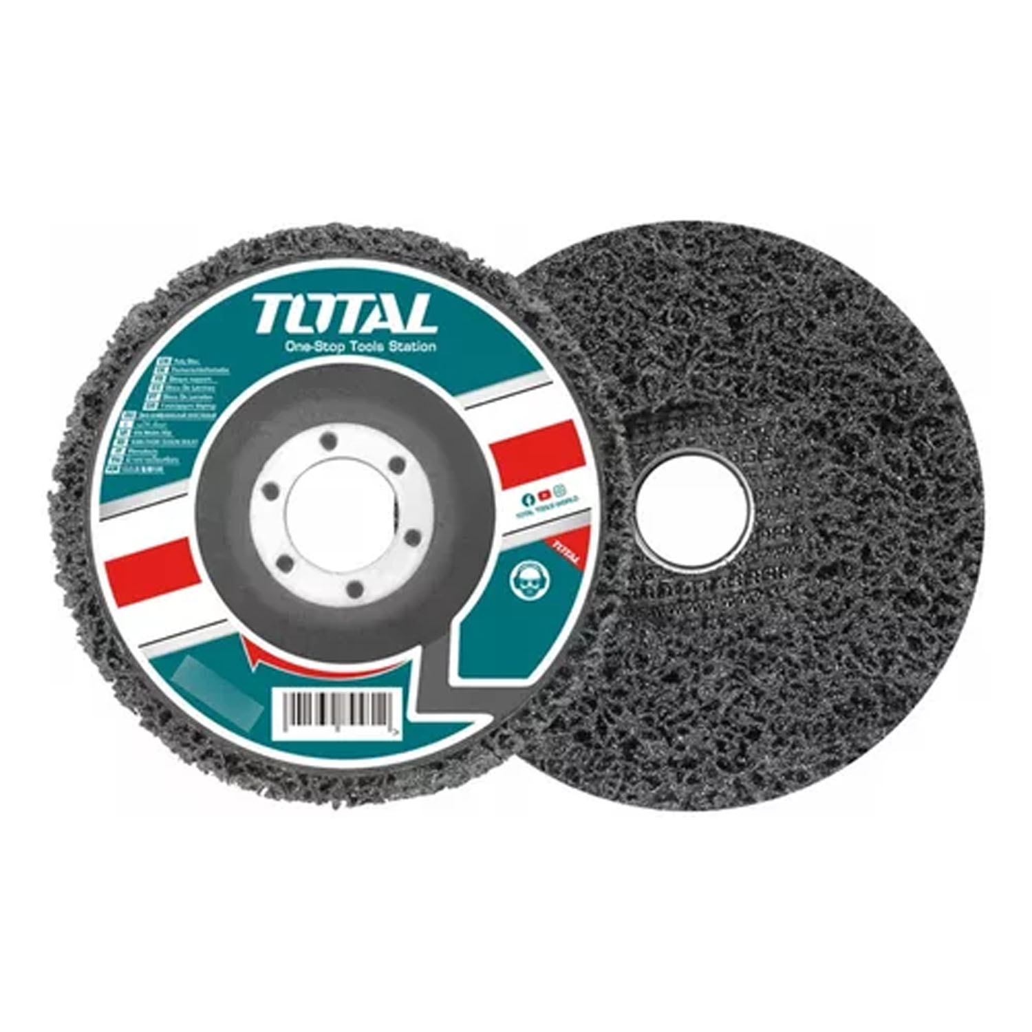 DISCO TOTAL TOOLS PULIR REMOVEDOR PINTURA OXIDO 4 1/2 115MM - 1