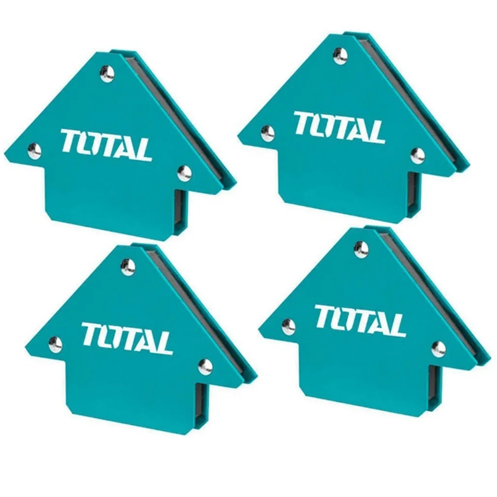 PACK ESCUADRA TOTAL TOOLS MAGNETICA 25 LBS 3" SOLDAR 4 PIEZAS - 1