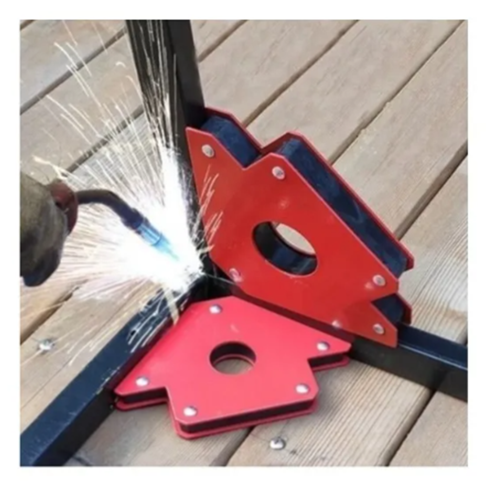 PACK ESCUADRA TOTAL TOOLS MAGNETICA 25 LBS 3" SOLDAR 4 PIEZAS - 3