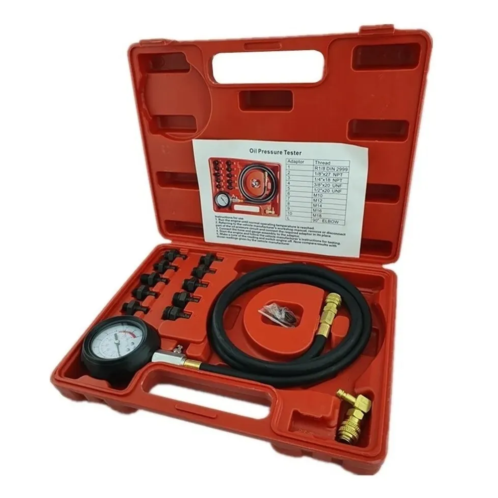 KIT MEDIDOR MANOMETRO PRESION DE ACEITE AUTOMOTRIZ UNIVERSAL - 2