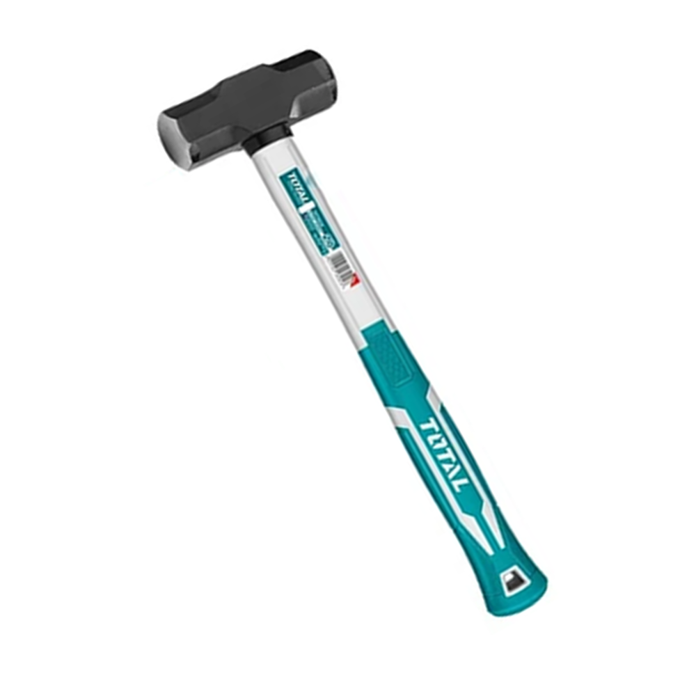 COMBO MARTILLO MAZO 2LBS MANGO FIBRA DE VIDRIO TOTAL THT79026 - 1